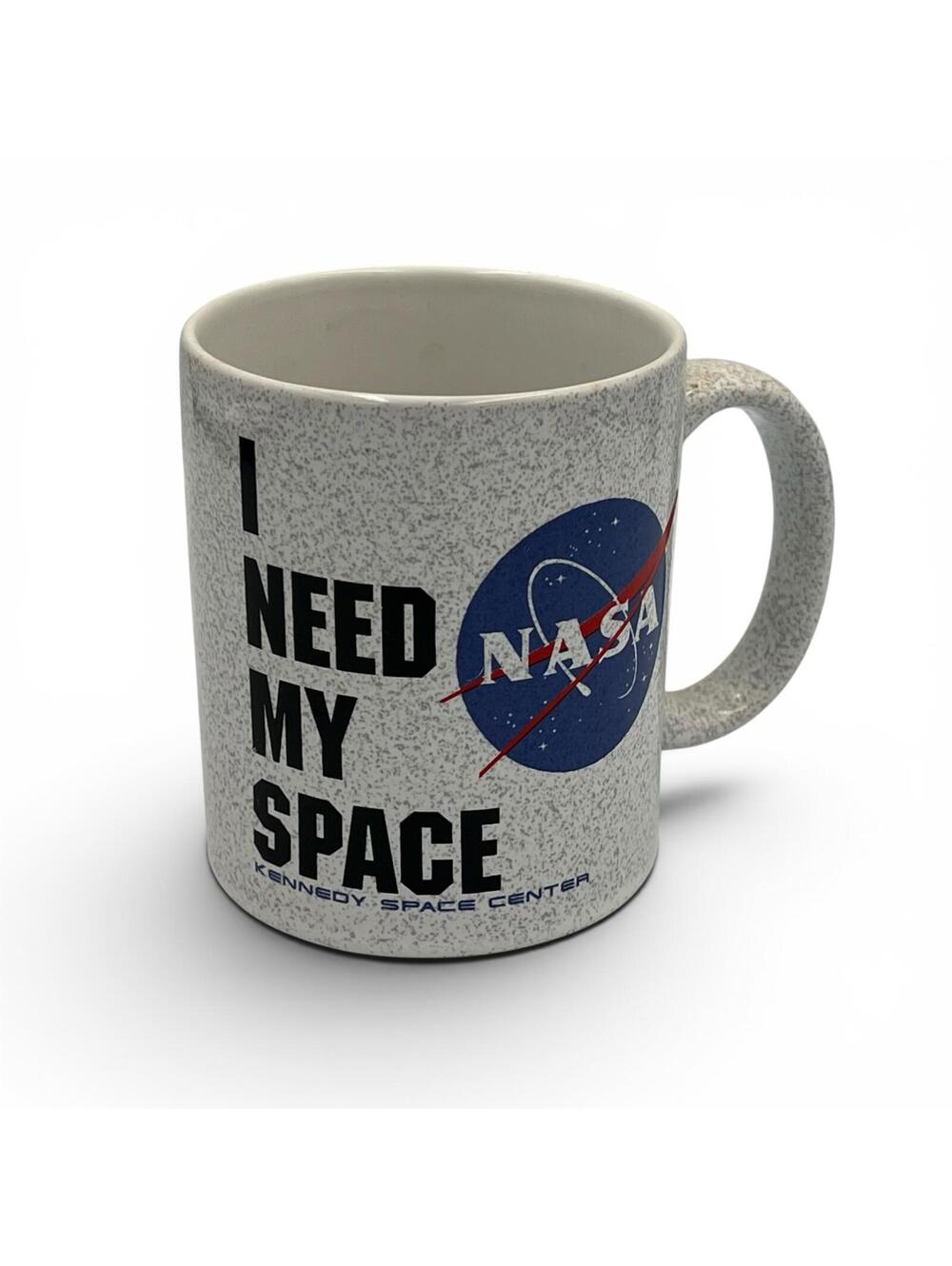Vintage NASA Kennedy Space Center I Need My Space Ceramic Mug - Picture 1 of 4